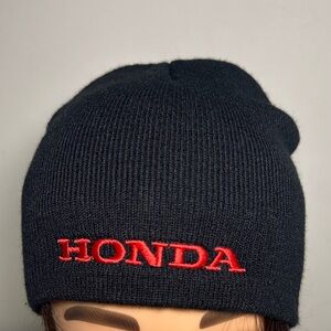Honda Black with red Beanie
